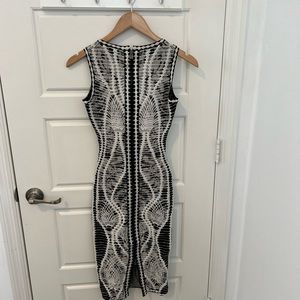 Herve Leger mini dress.